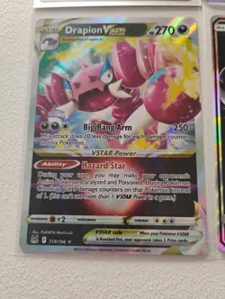 Pokemon Sealed Moltres Pre Release Promo Pack/Full Art/Drapion Holo Cards - Image 5