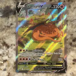 Pokemon TCG Charizard V SWSH260 Promo Foil Card NM - Image 1