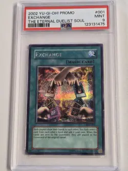 Exchange EDS-001 PSA 9 MINT Yugioh Video Game Eternal Duelist Soul Promo Card - Image 1