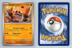 Klawf #105/182 SV Paradox Rift 2023 Uncommon Pokemon TCG Card - Image 1