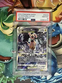 Zeraora VSTAR GG43/GG70 Full Art Ultra Rare Card Pokemon Crown Zenith psa 10 - Image 1