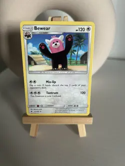 Pokemon Sun & Moon Burning Shadows TCG Card Bewear 111/147 - Image 1