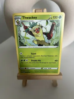 Pokemon Card 012/202 Thwackey / Sword and Shield / Base Set - Image 1