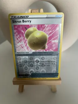 Pokemon Card 182/202 Sitrus Berry / Sword and Shield / Base Set / Reverse Holo - Image 1