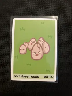 Pookiemoot Half Dozen Eggs #0102 Exeggcute Parody Card Fan Art Derpy - Image 1
