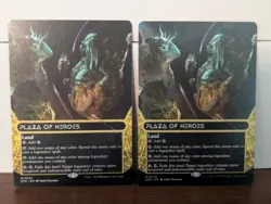 2x Plaza of Heroes (0033) (Borderless) EoE: Stellar Sights Regular - Image 1
