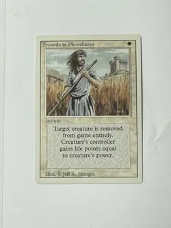 Magic: The Gathering - Revised Edition Swords to Plowshares M/NM - Image 1