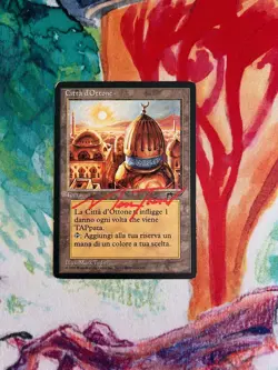 CITTA' D'OTTONE / CITY OF BRASS ITA MAGIC THE GATHERING MTG SIGNED MARK TEDIN - Image 1