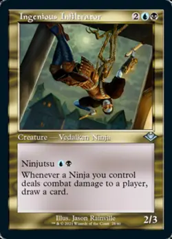 *FOIL Retro Frame* Ingenious Infiltrator - Modern Horizons - MTG - Image 1