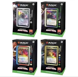 MTG Commander Masters Deck Display - 4 Decks - SEALED NEW - Image 1
