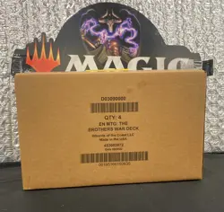 FULL SET 4 MAGIC: THE GATHERING: THE BROTHERS WAR COMMANDER DECKS NEW - Image 1