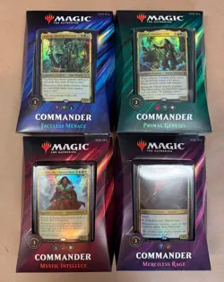 Magic the Gathering: Commander 2019 C19 - set of 4 sealed decks - see photos - Image 1