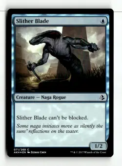 MTG Foil Slither Blade - Amonkhet Moderately Played English - Image 1