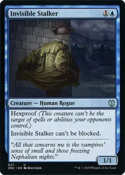 Invisible Stalker - NM - Zendikar Rising Commander ZNC MTG - Image 1