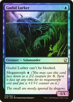 Dragons of Tarkir MTG Foil Gudul Lurker Magic - Image 1