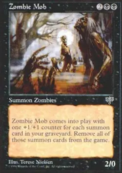 Zombie Mob - Mirage # MTG Magic The Gathering - Image 1