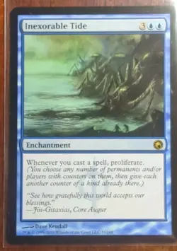 MTG Magic the Gathering Rare Inexorable Tide Scars of Mirrodin NM - Image 1