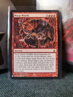 MTG - Warp World - Secret lair - Retro Frame - RARE - NM - Image 1