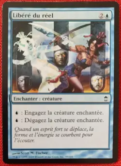 mtg magic Freed from the Real FRENCH vf fr Libere du reel kamigawa 3 available - Image 1