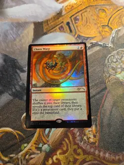Chaos Warp Foil MTG Promo - NM - - Image 1