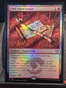 Cori-Steel Cutter Foil - Tarkir Dragonstorm - Magic the Gathering - Image 1