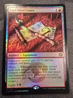 Cori-Steel Cutter Foil - Tarkir Dragonstorm - Magic the Gathering - Image 2