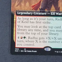 MTG - Radha Heart of Keld - Core Set 2021 - Extended Art, NM Magic The Gathering - Image 3