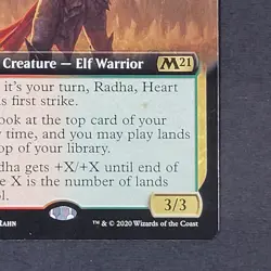 MTG - Radha Heart of Keld - Core Set 2021 - Extended Art, NM Magic The Gathering - Image 4