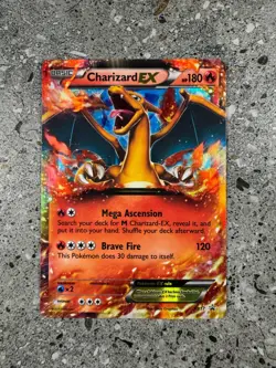 Pokemon TCG Cards Charizard EX XY17 Promo Holo LP (Standard Size) - Image 1