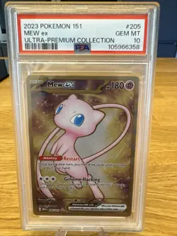 Mew Ex 205 Ultra Premium Collection EN Psa 10 Metal Card - Image 1