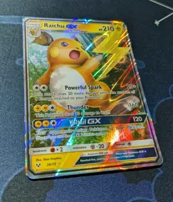 Raichu GX 29/73 Pokemon Card Pokemon Trading Card Game TCG Shining Legends NM - Image 3