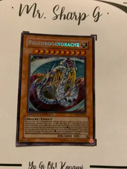 REGENBOGENDRACHE - L.A. CT04-DE005 DEUTSCH Yu Gi Oh! CARD SECRET RARE KONAMI - Image 2