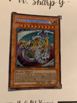 REGENBOGENDRACHE - L.A. CT04-DE005 DEUTSCH Yu Gi Oh! CARD SECRET RARE KONAMI - Image 3