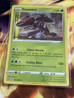 Genesect 016/185 Holo Rare | Sword & Shield: Vivid Voltage |Pokemon Card - Image 1