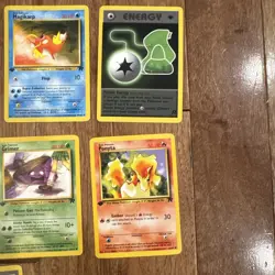 Vintage Pokemon Lot Of 12 1st Edition Team Rocket Cards Meowth Eevee Magikarp - Image 4