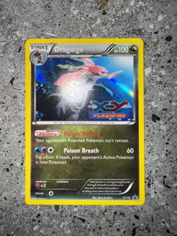 Pokemon TCG Cards Dragalge XY10 Flashfire Prerelease Promo Holo NM - Image 3