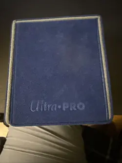 Ultra Pro Card Protection Vivid Deluxe Alcove Edge Deck Box - Blue New - Image 1