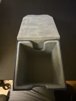 Ultra Pro Card Protection Vivid Deluxe Alcove Edge Deck Box - Blue New - Image 2