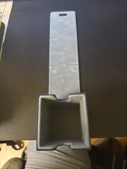 Ultra Pro Card Protection Vivid Deluxe Alcove Edge Deck Box - Blue New - Image 3