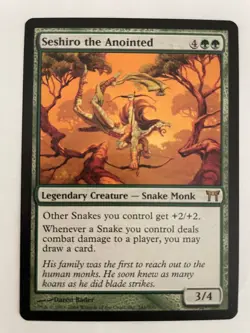 MTG Magic the Gathering English Champions of Kamigawa Seshiro the Annointed MINT - Image 1
