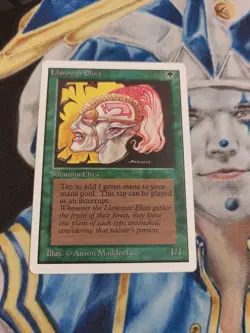 Llanowar Elves MTG Unlimited Common Green Creature Heavily Played x1 GG62 - Image 2