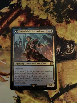 1x Emet-Selch, Unsundered - Hades, Sorcerer of Eld MTG Final Fantasy Foil NM - Image 1