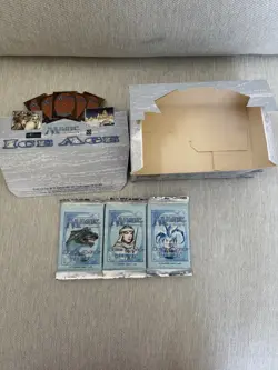 3 MTG ICE AGE Booster Packs NEW unopened Plus Display box - Image 4