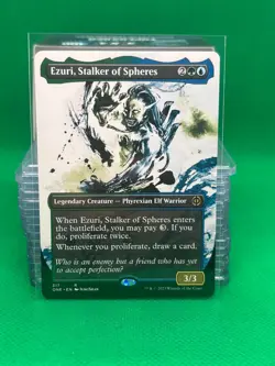 MTG - (Borderless Ichor) EZURI, STALKER OF SPHERES - All Will Be One (R) - Image 1