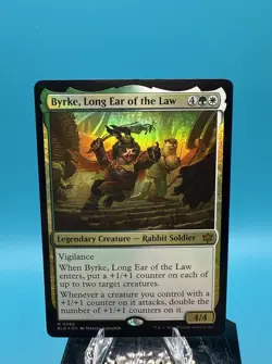 Byrke, Long Ear of the Law Bloomburrow Foil - Image 1