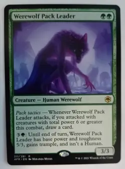 3 x Werewolf Pack Leader. 211. Adventures in the Forgotten Realms - Image 1