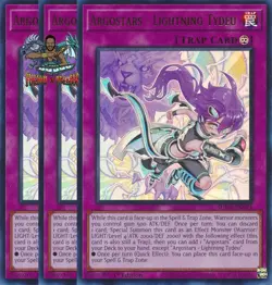 Yugioh! 1x Argostars - Lightning Tydeu SUDA-EN071 Ultra Rare 1st Ed NM - Image 1