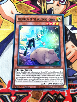 Vernusylph of the Awakening Forests pote-en017 1st Ed (NM+) Super Rare Yu-Gi-Oh! - Image 1