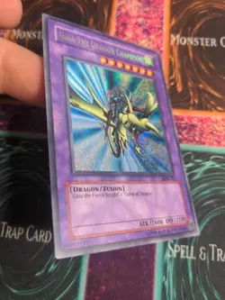 Yu-Gi-Oh! Gaia the Dragon Champion LOB-125 OG Unlimited Secret Rare NM b2/ - Image 2