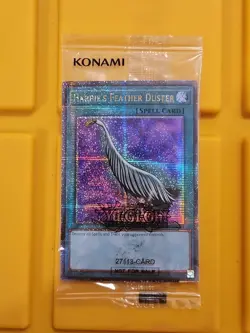 Yu-Gi-Oh! Harpie's Feather Duster EDC1-EN001 Quarter Century Rare Alternative - Image 1